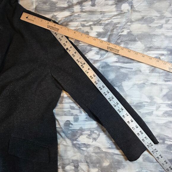 Talbots 2 Button Gray Tweed Blazer Pockets Jacket Coat Casual Women's 1X Gift - Picture 7 of 10